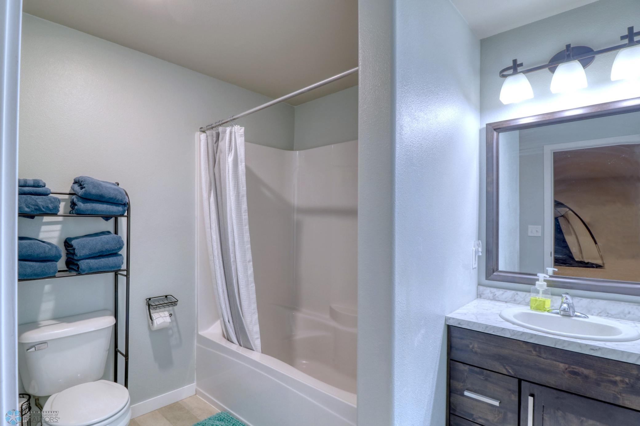 Basement Full Bath with soaker tub