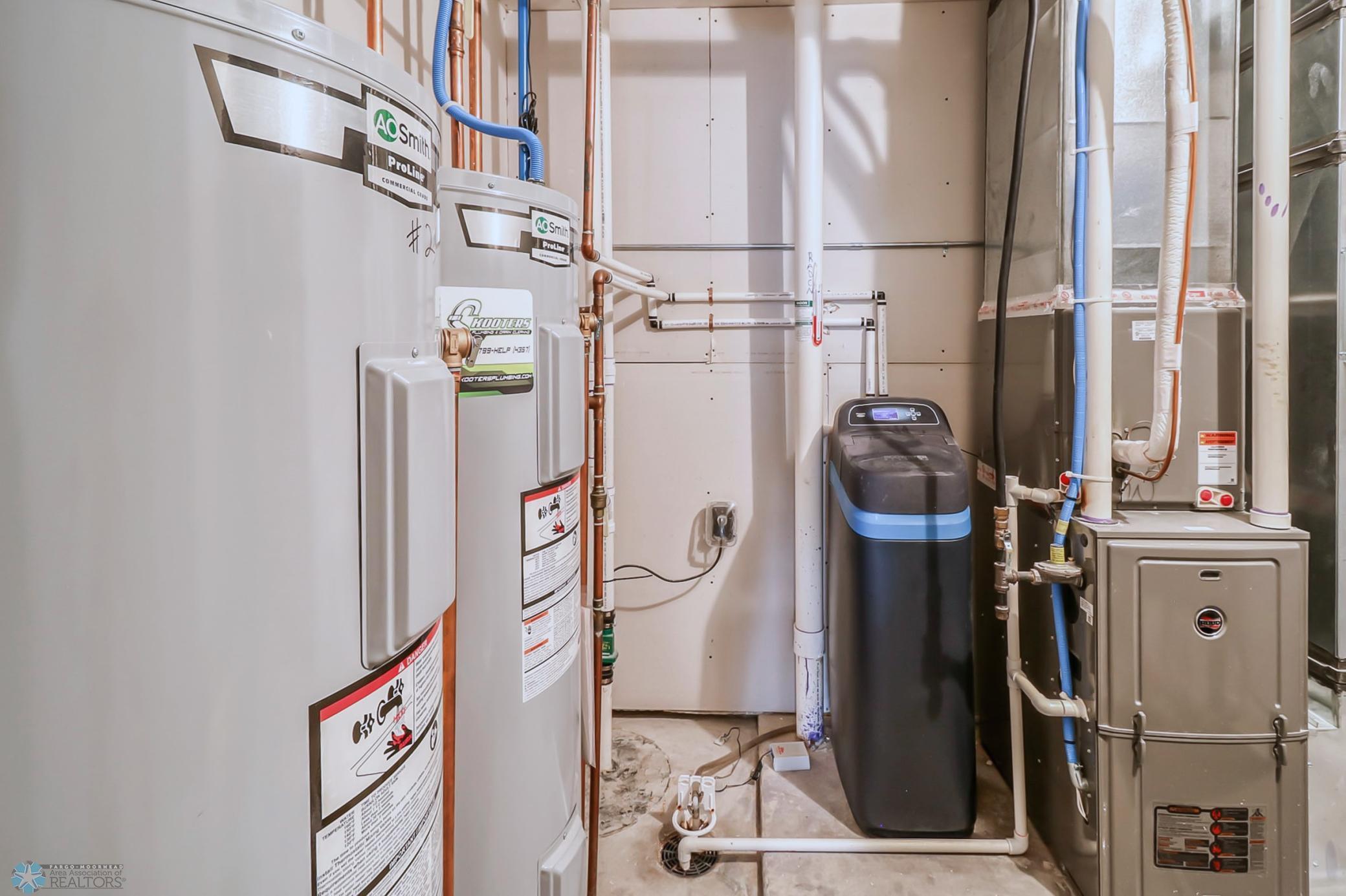 Two water heaters, a water softener & radon mitigation - all DONE for you!