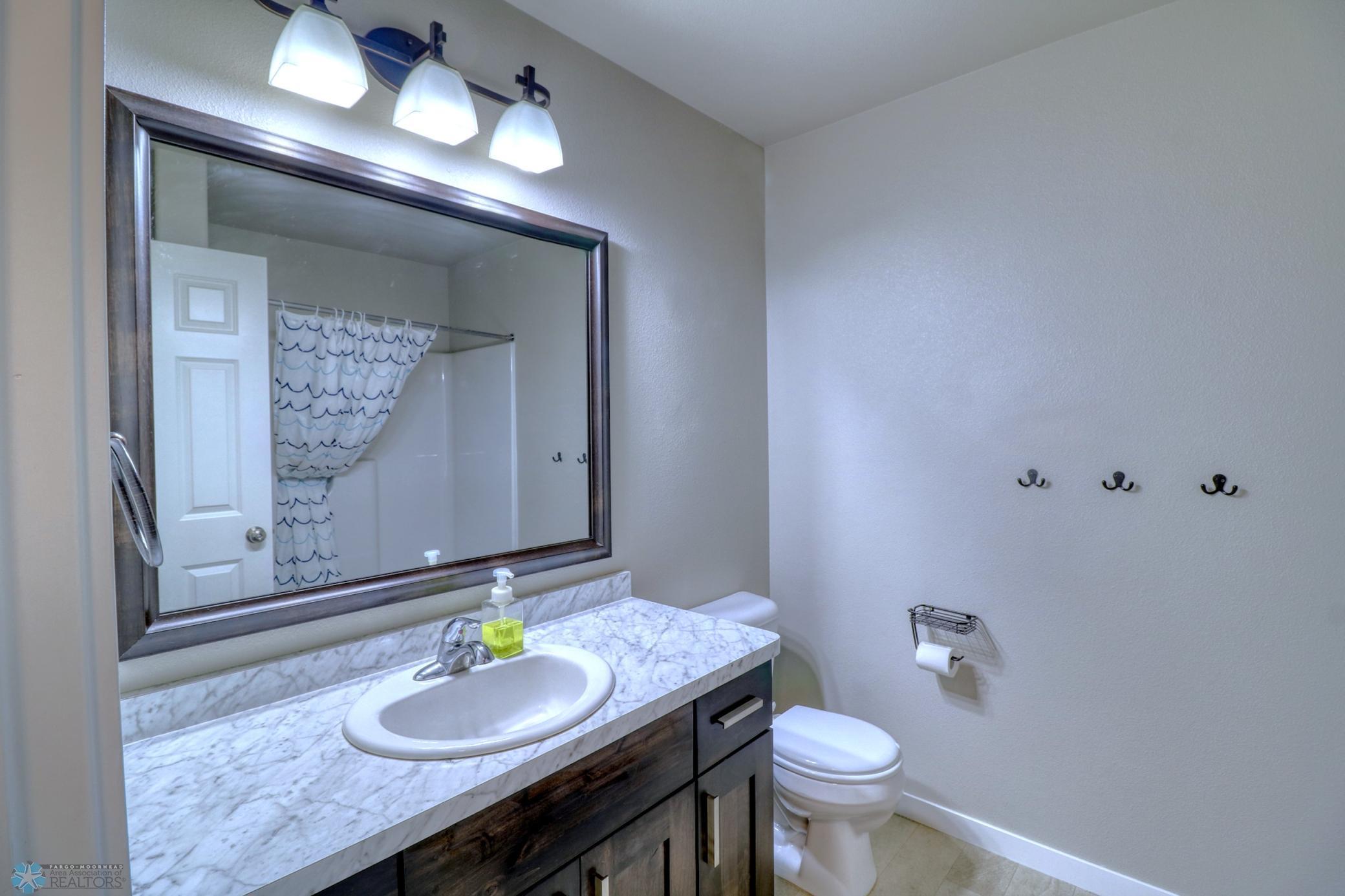 Main floor full bath - with tub and shower