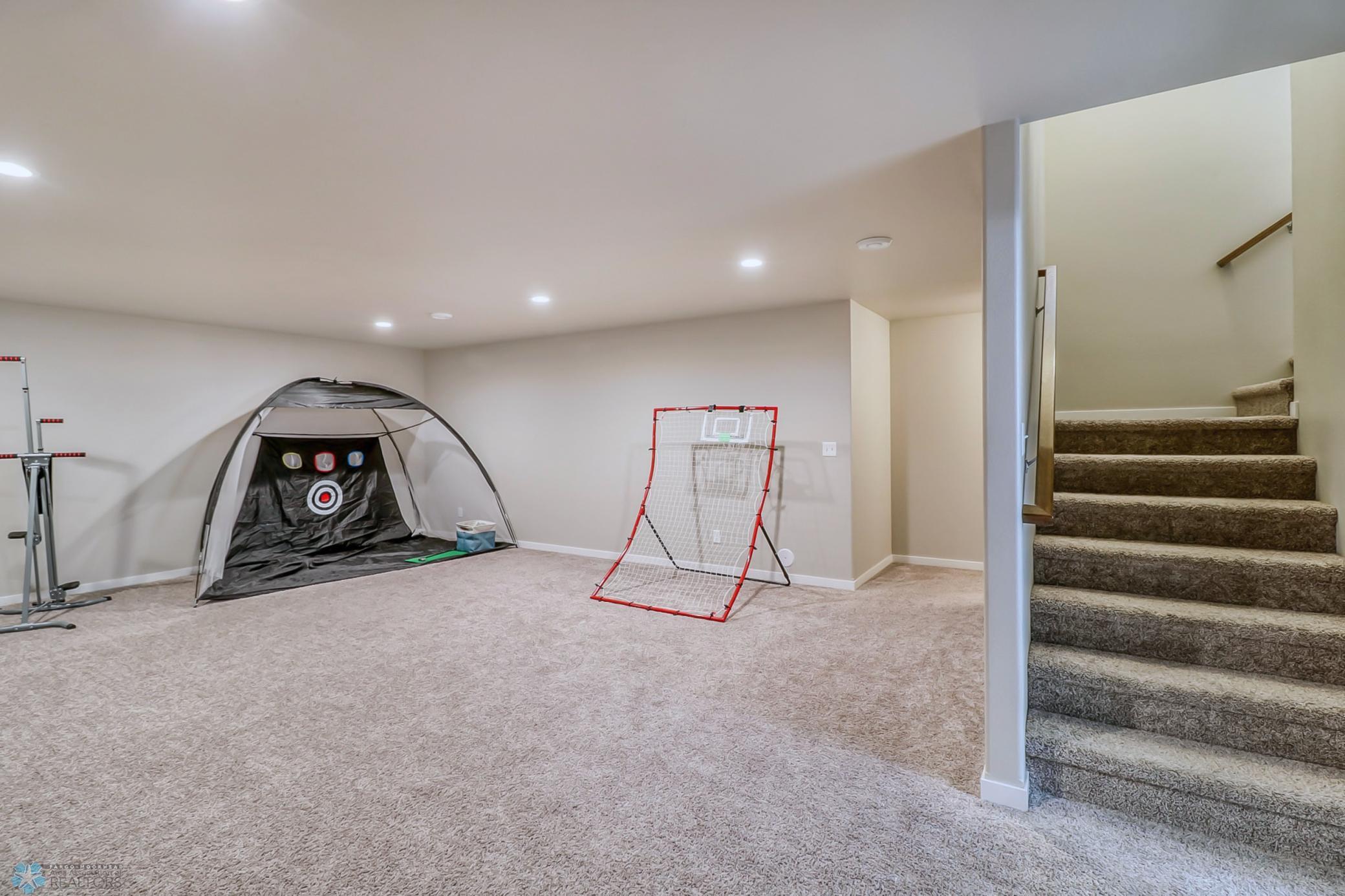 Tons of space for games, entertaining, movies, etc!