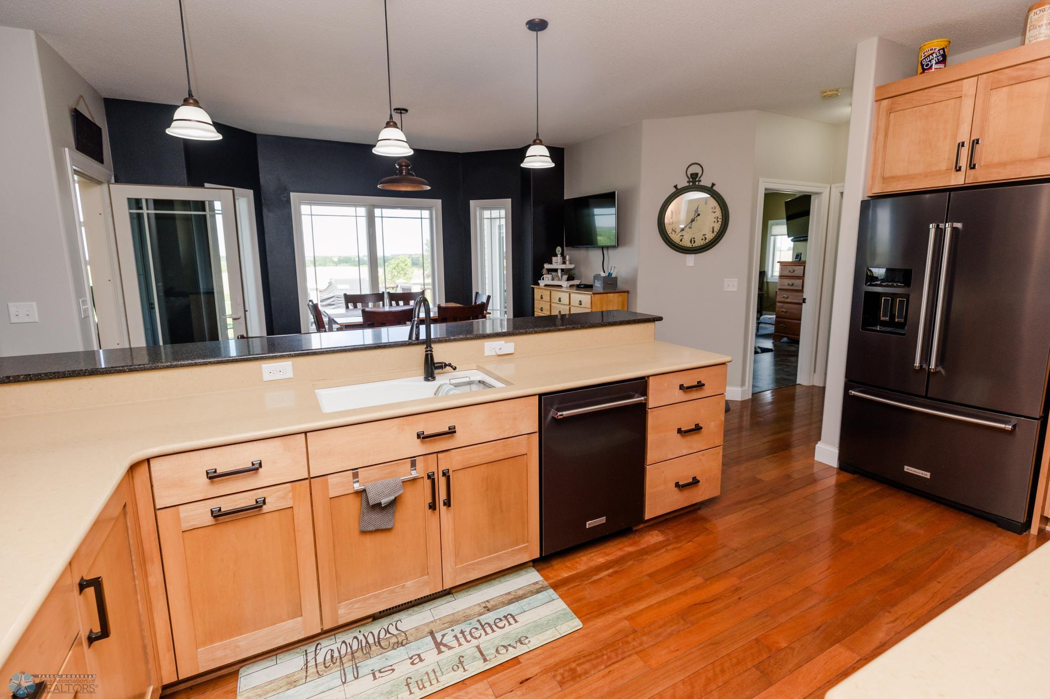 Kitchen with updated appliances