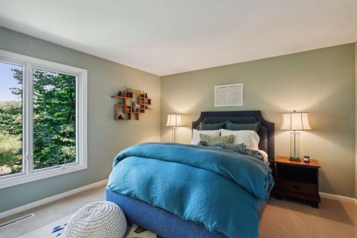 In addition to the primary, there are 3 upper-level bedrooms on the upper level.