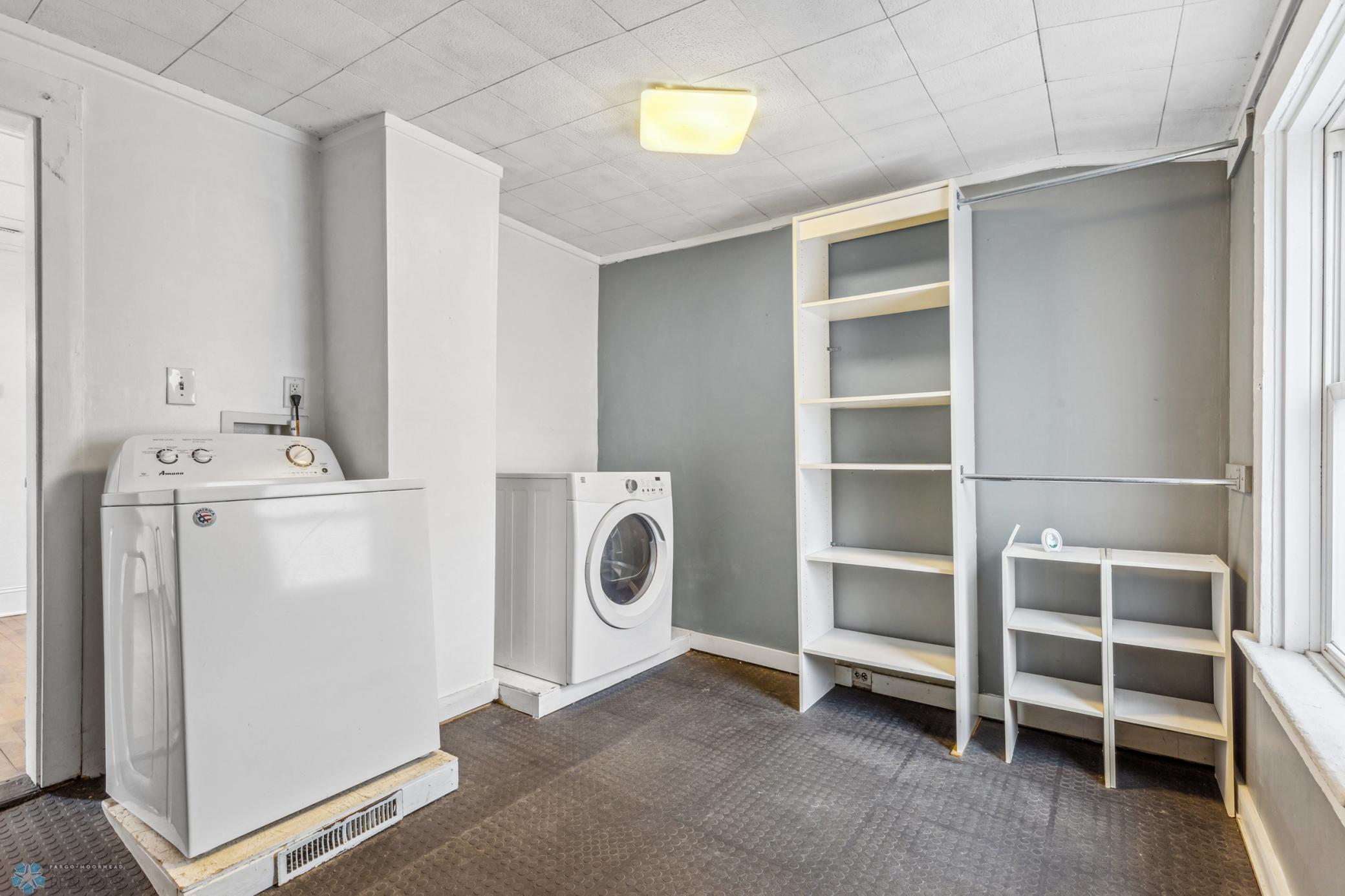 Laundry or bedroom if laundry moved to basement.