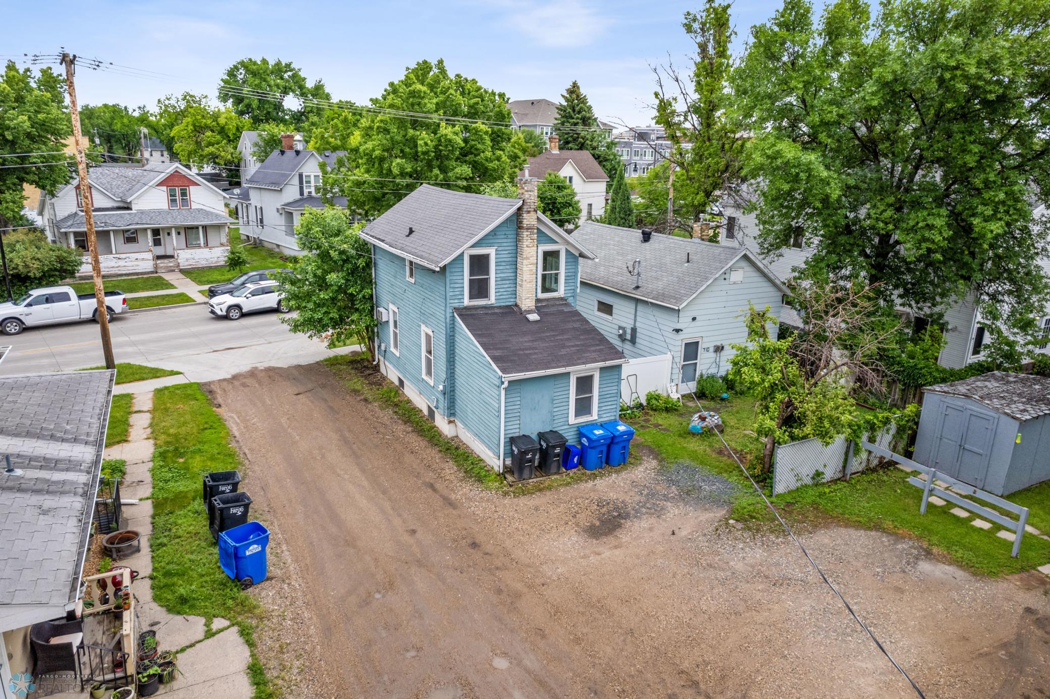 Rear Exterior - Parking Spot Behind House