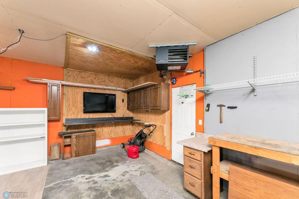 Finished 3 Stall Garage