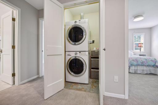 Upper level washer/dryer (full laundry room on lower level)