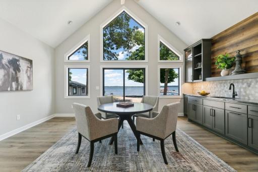 Amazing lake views from this amazing entertaining spot!