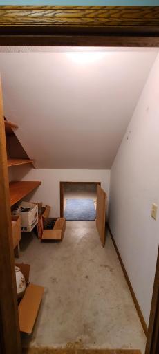 Such as the storage area underneath the stairs