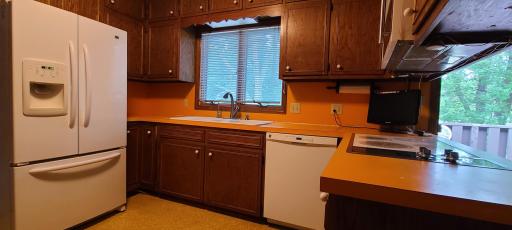 In the kitchen, all appliances will be staying with the house