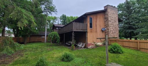 That large, brick chimney makes a statement