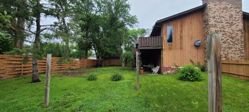There are two apple trees and one pear tree on this property as well
