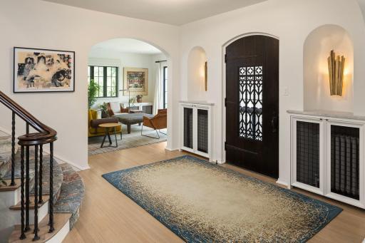 Leads to a Welcoming Foyer