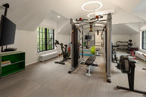 and Fully Outfitted Gymn