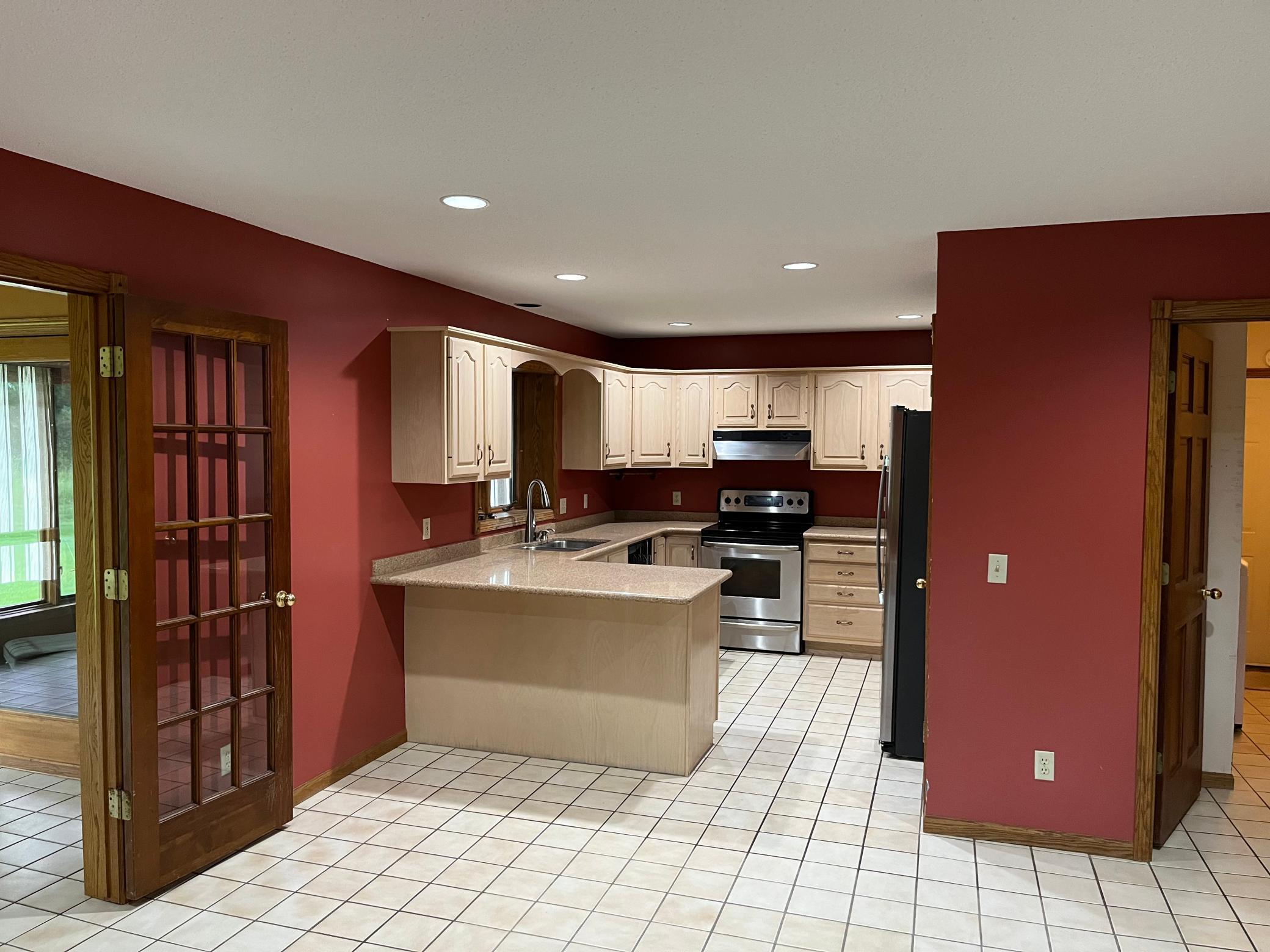 Kitchen and eat-in space