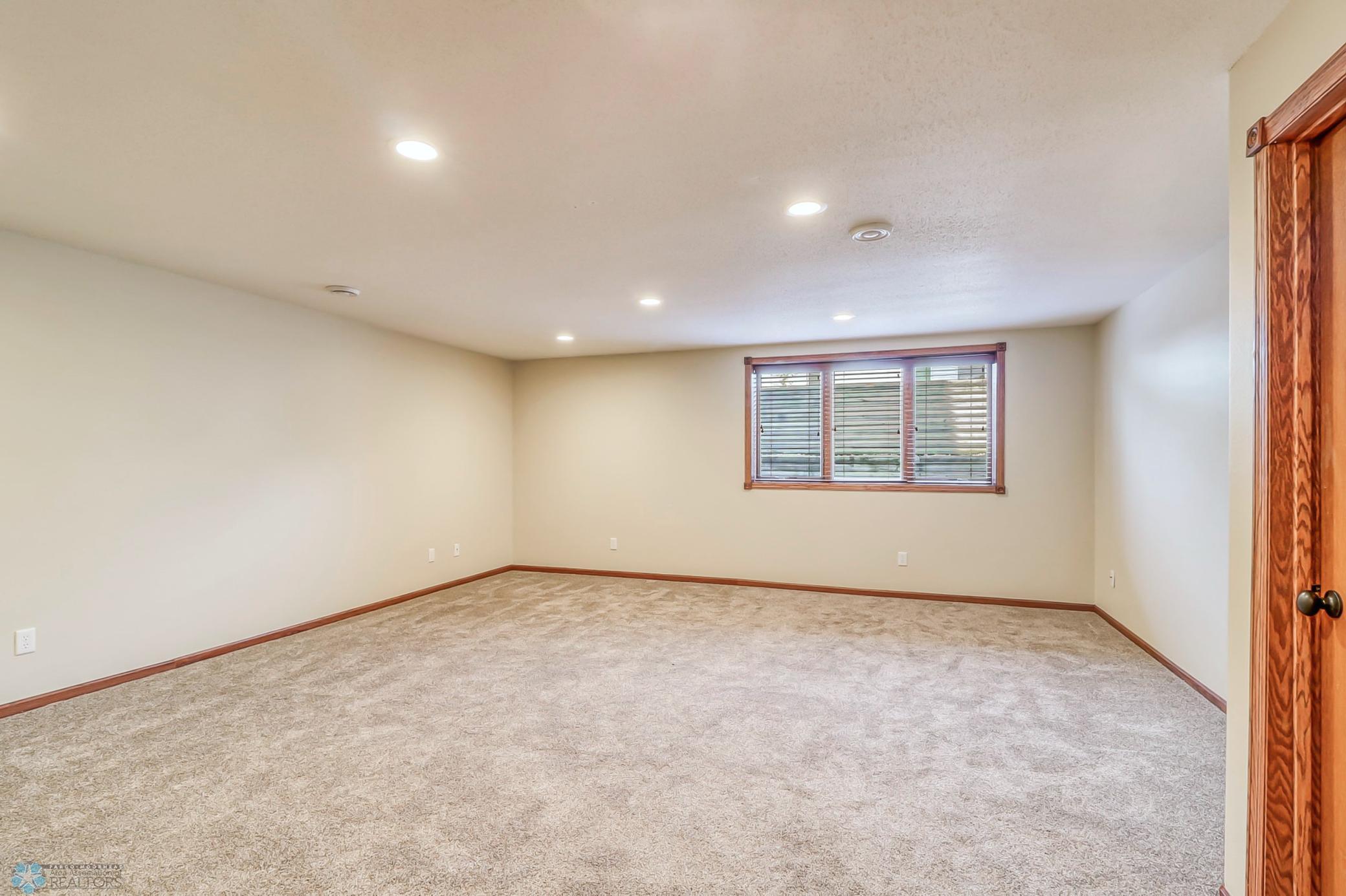 Basement Family Room - updated carpet, egress window. Great space!