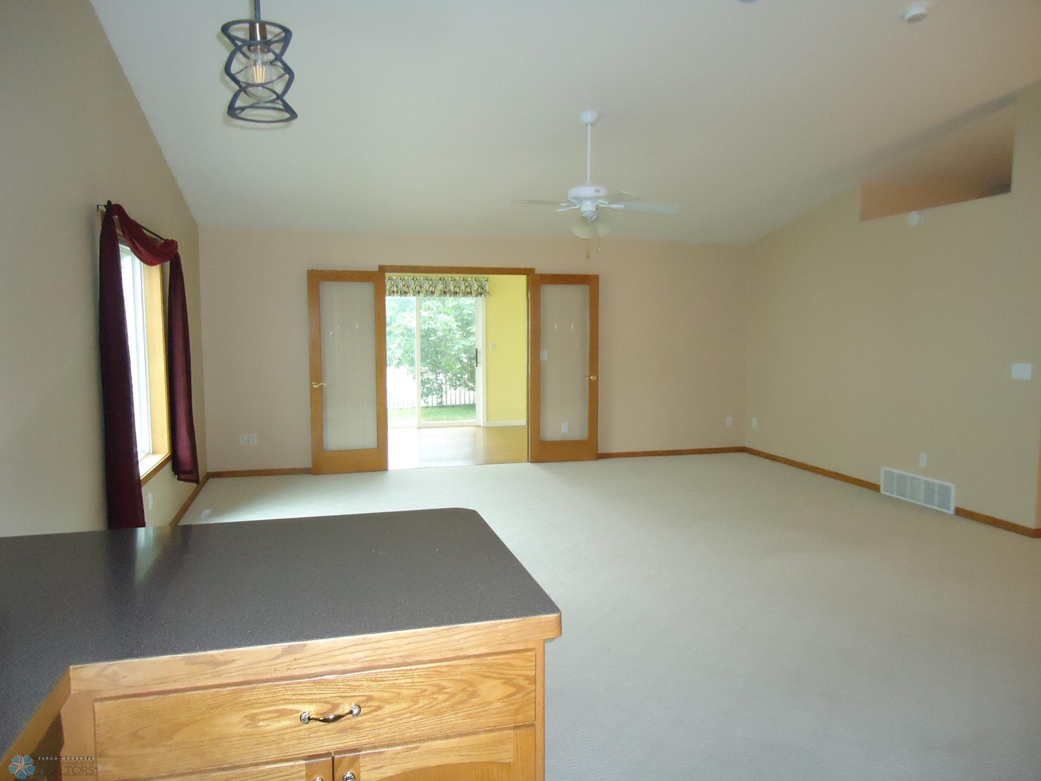 Kitchen looking towards sunroom