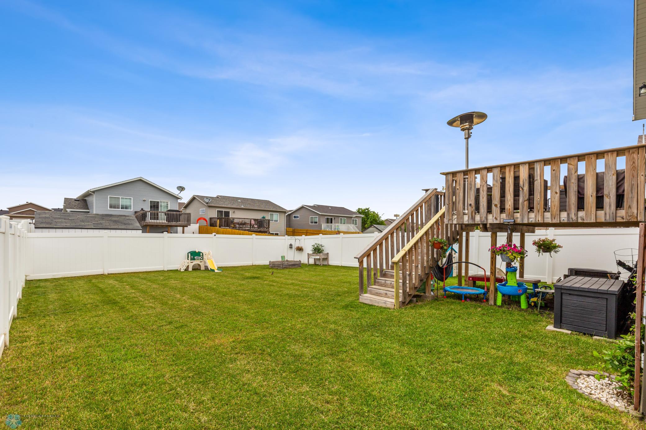 Exterior with Deck and Maintenance Free Fence