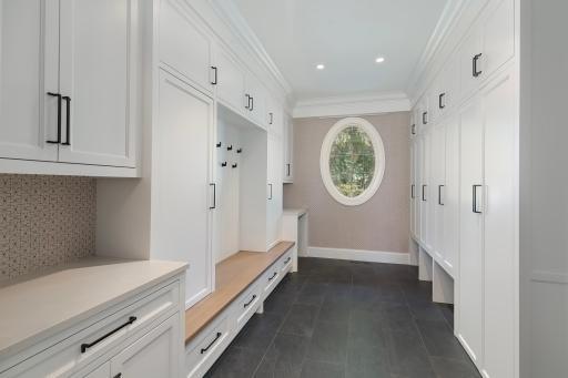 Mudroom + access to the 3-car heated garage