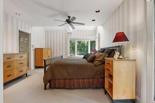 Spacious and delightful first floor primary suite.