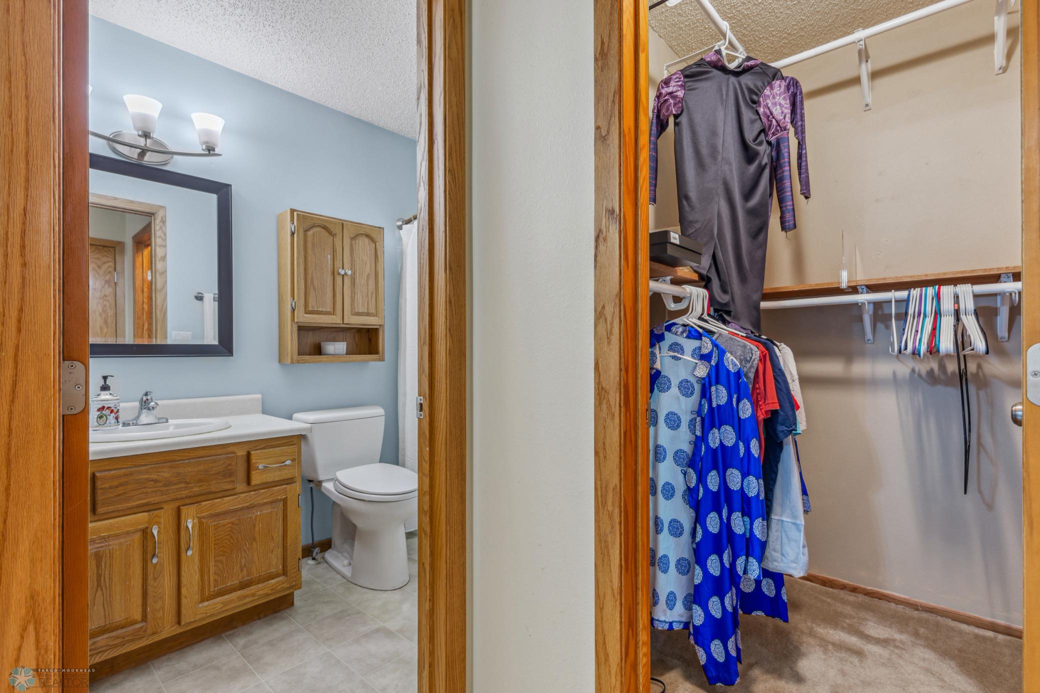 Primary Bedroom has Private Full Bath and Walk-In Closet