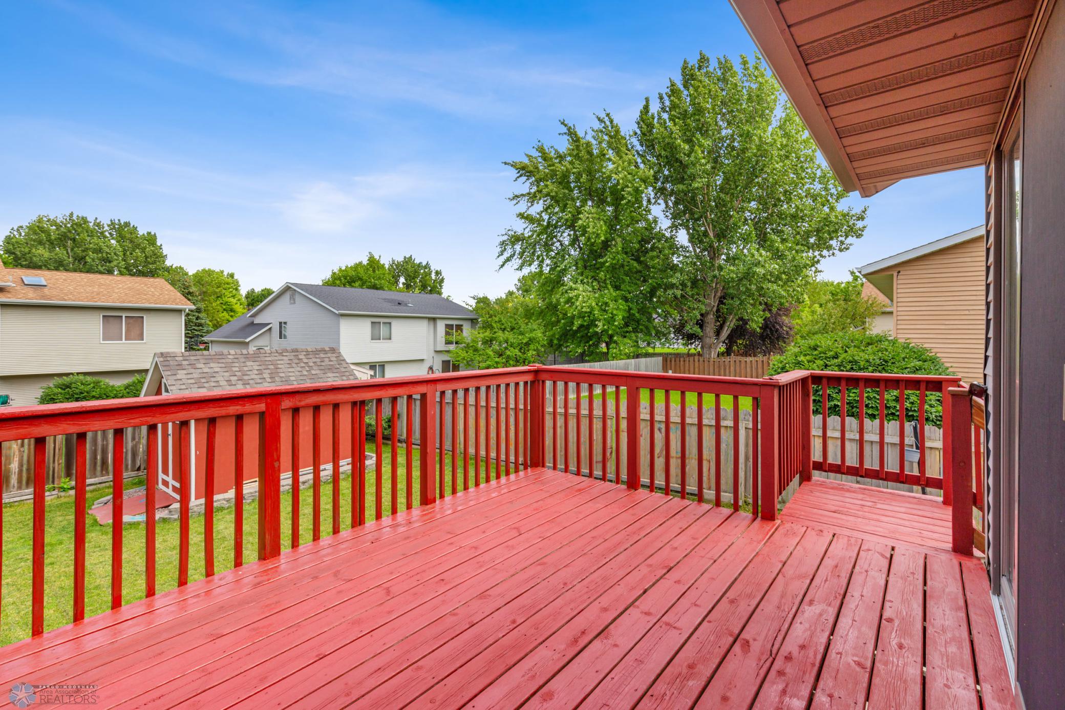 Freshly Painted Deck