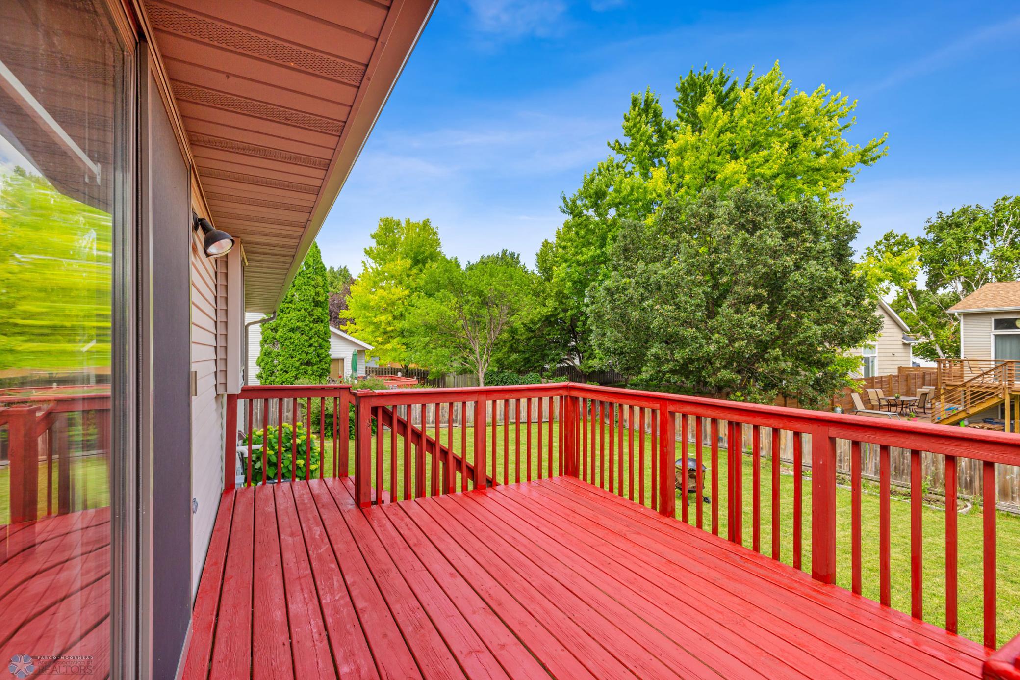 Freshly Painted Deck
