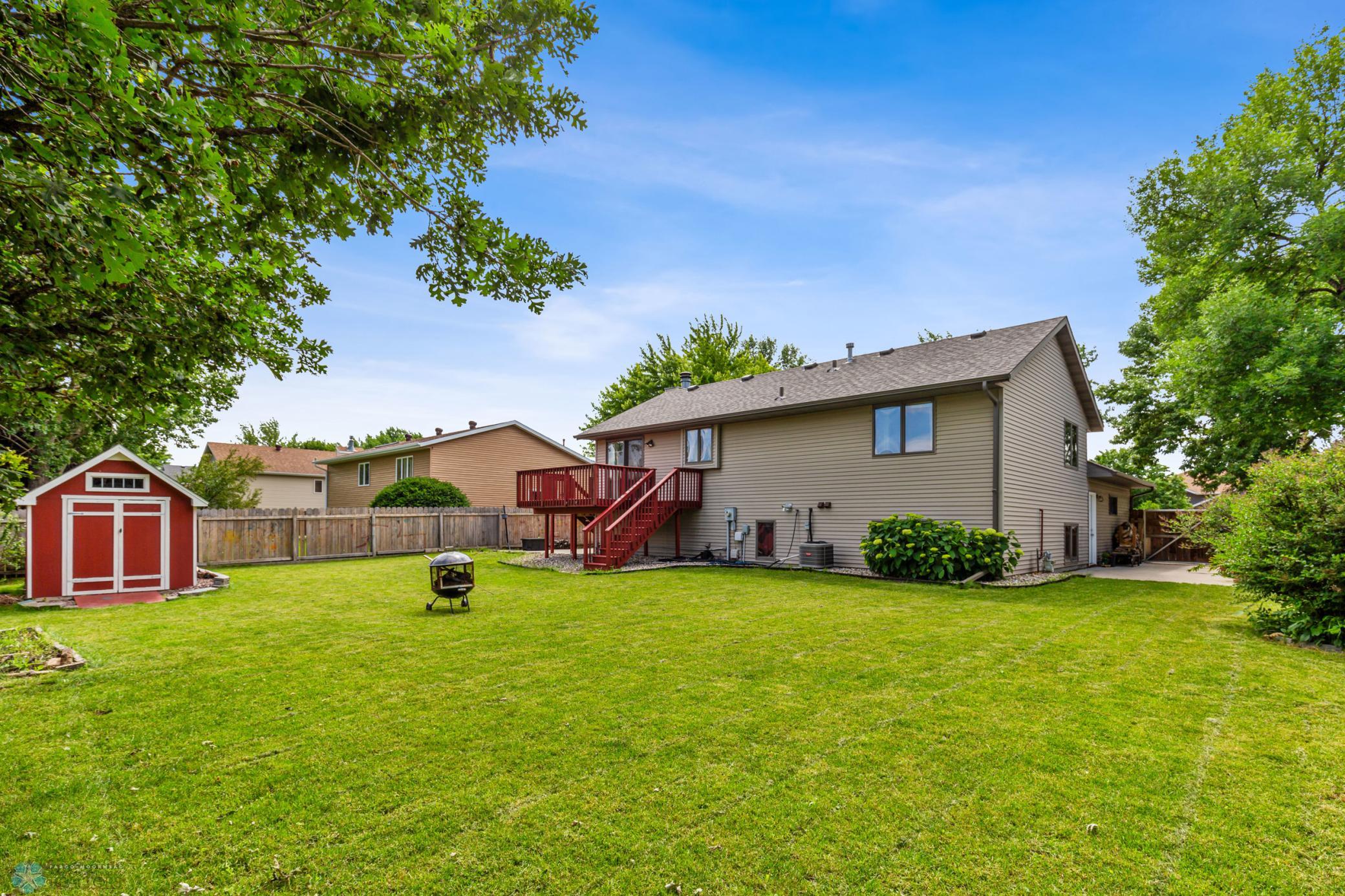 Fully Fenced Back Yard