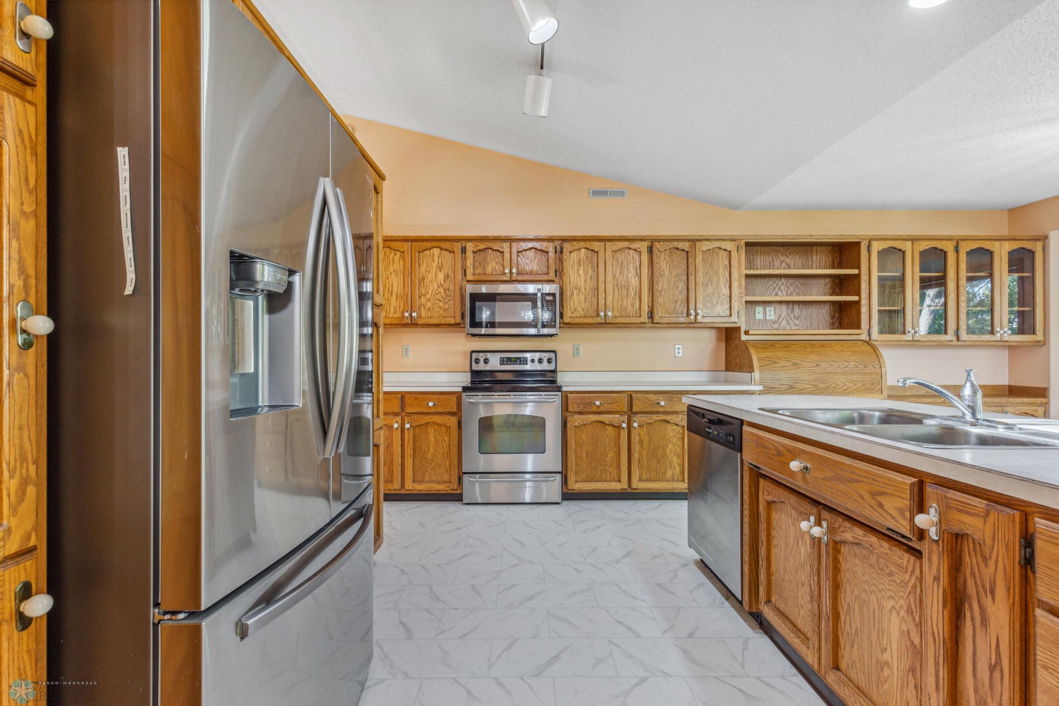 Kitchen Stainless Steel Appliances and New Flooring