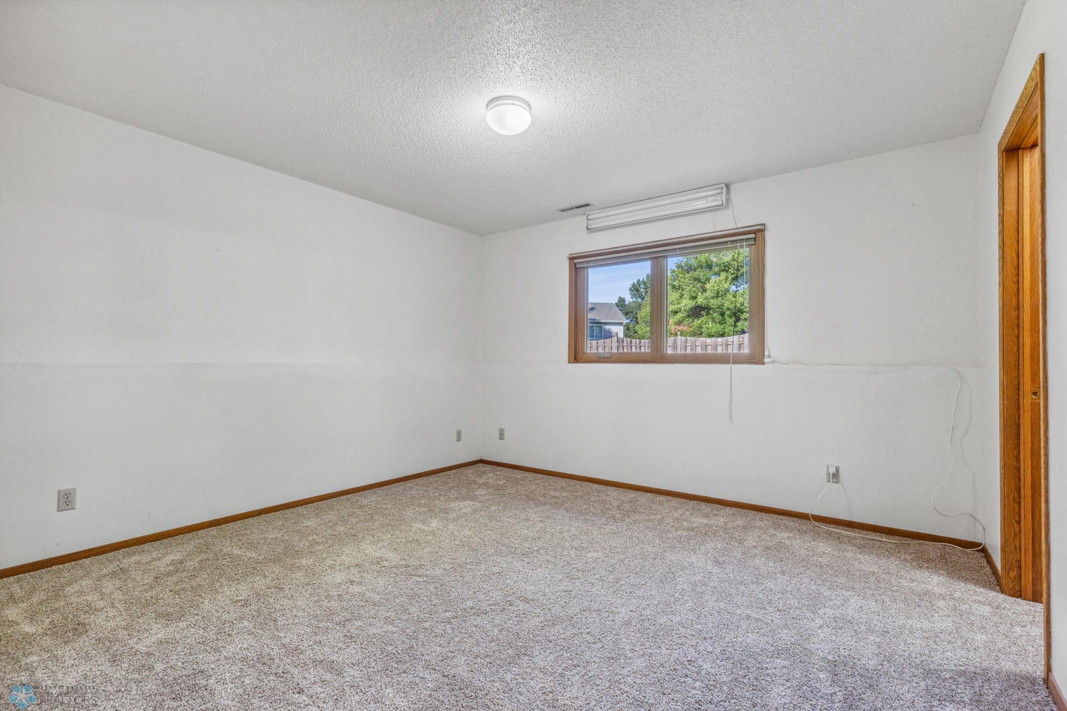 Bedroom #3 - Lower Level has Walk-In Closet
