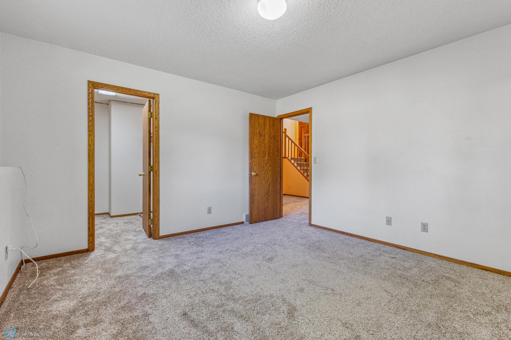 Bedroom #3 - Lower Level has Walk-In Closet