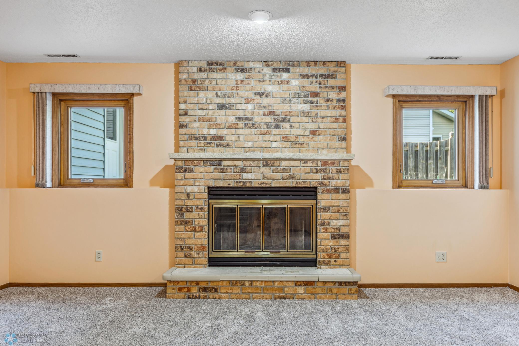 Wood Burning Fireplace