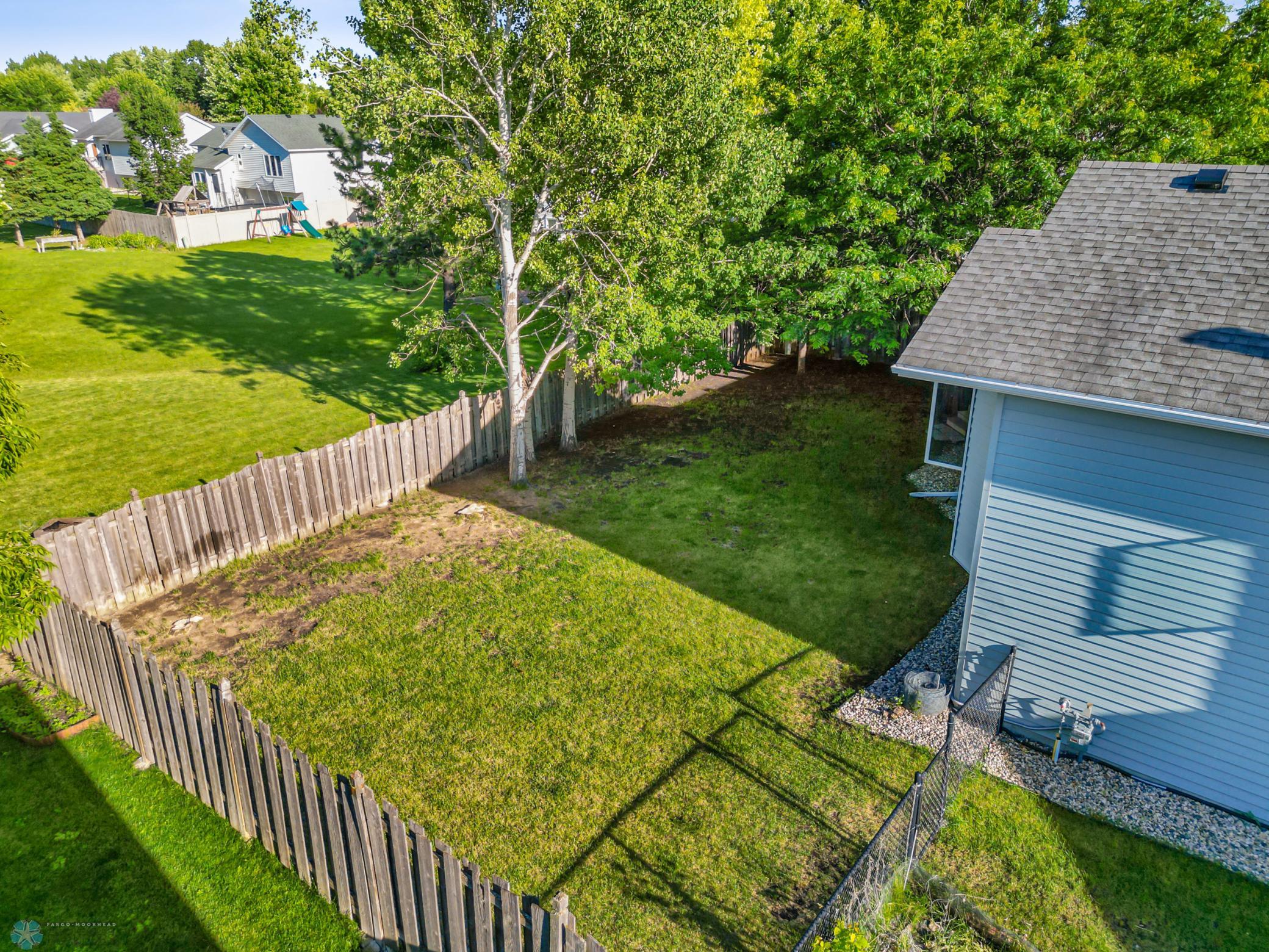 Fully Fenced Back Yard