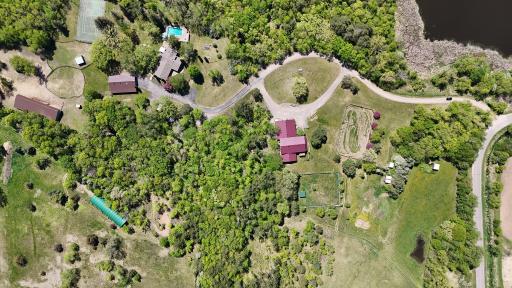 The heart of this horse farm all happens here in the middle of the 104 acres.
