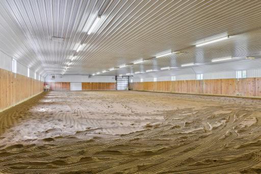 With 20 acres, an accessory building such as a stable or indoor riding area can be added to the property. This building is not on this property. See city codes for specific requirements.