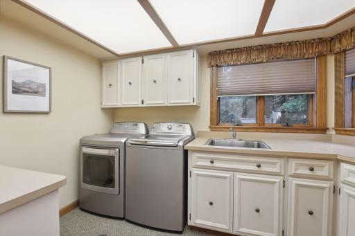 Main floor laundry.