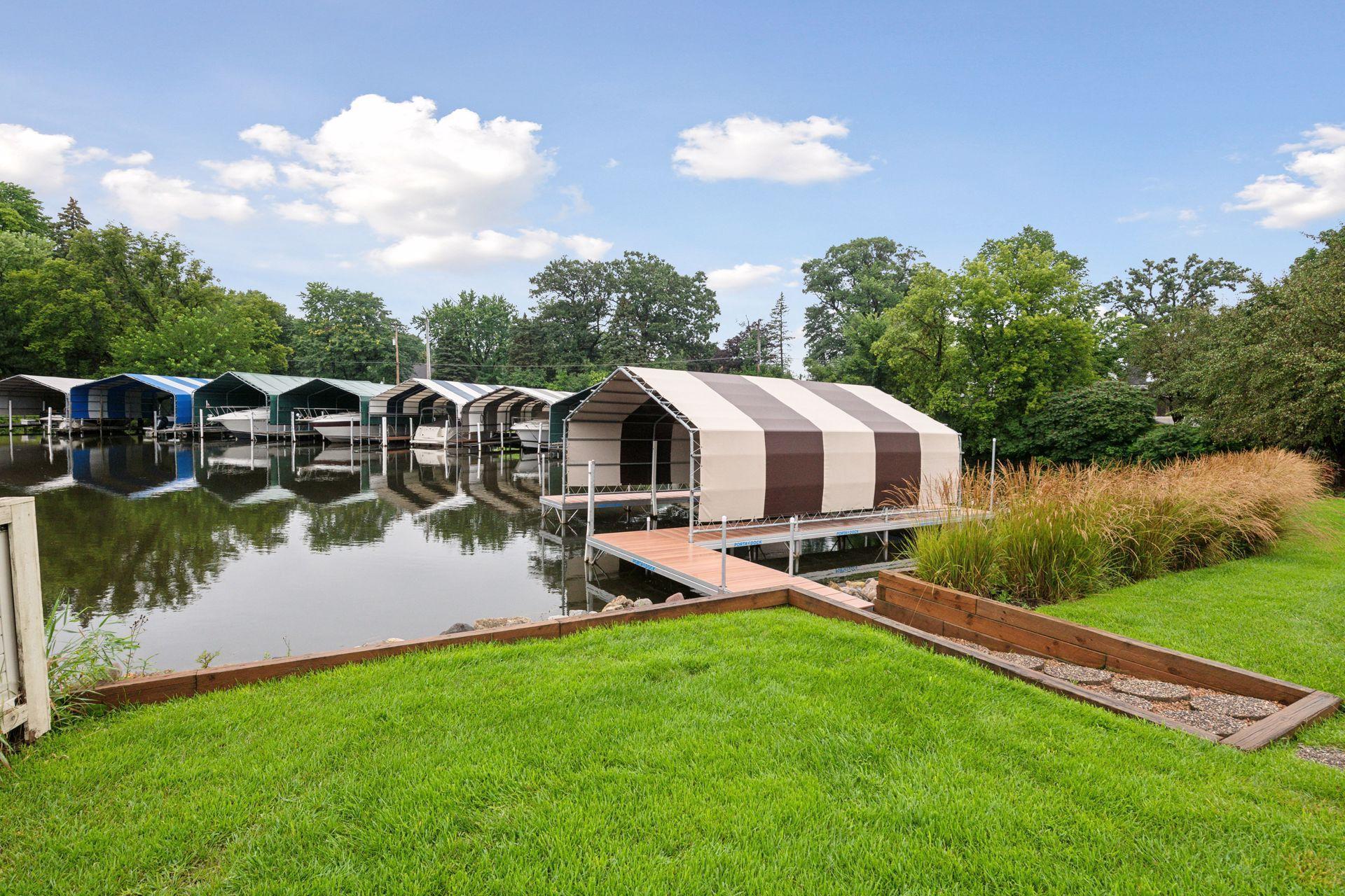 Your own dock on Carman Bay.
