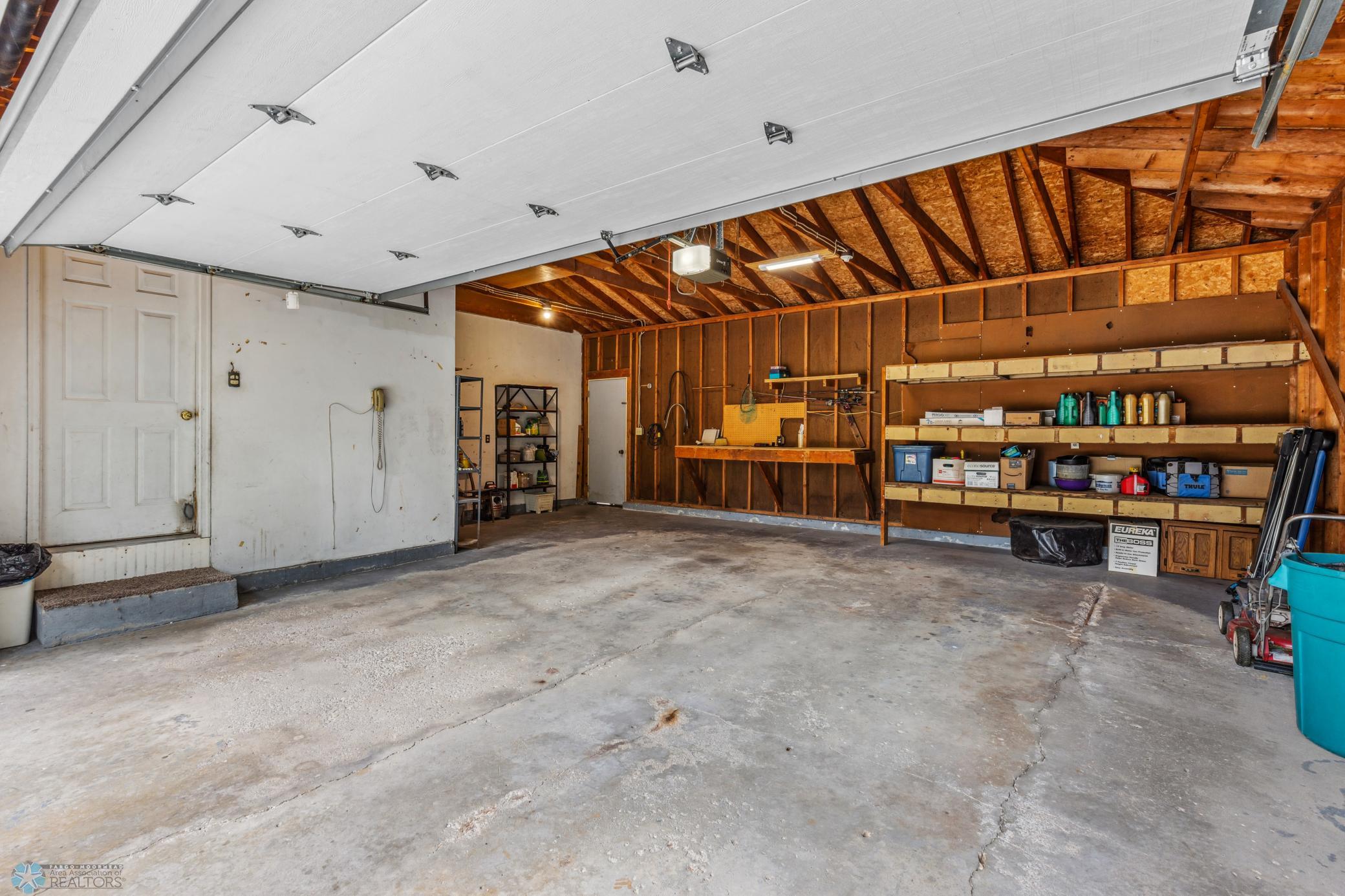 Oversized two stall garage