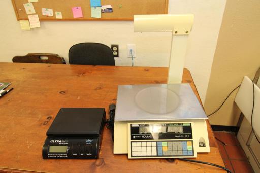 2 scales (assorted scales in basement, unsure condition)