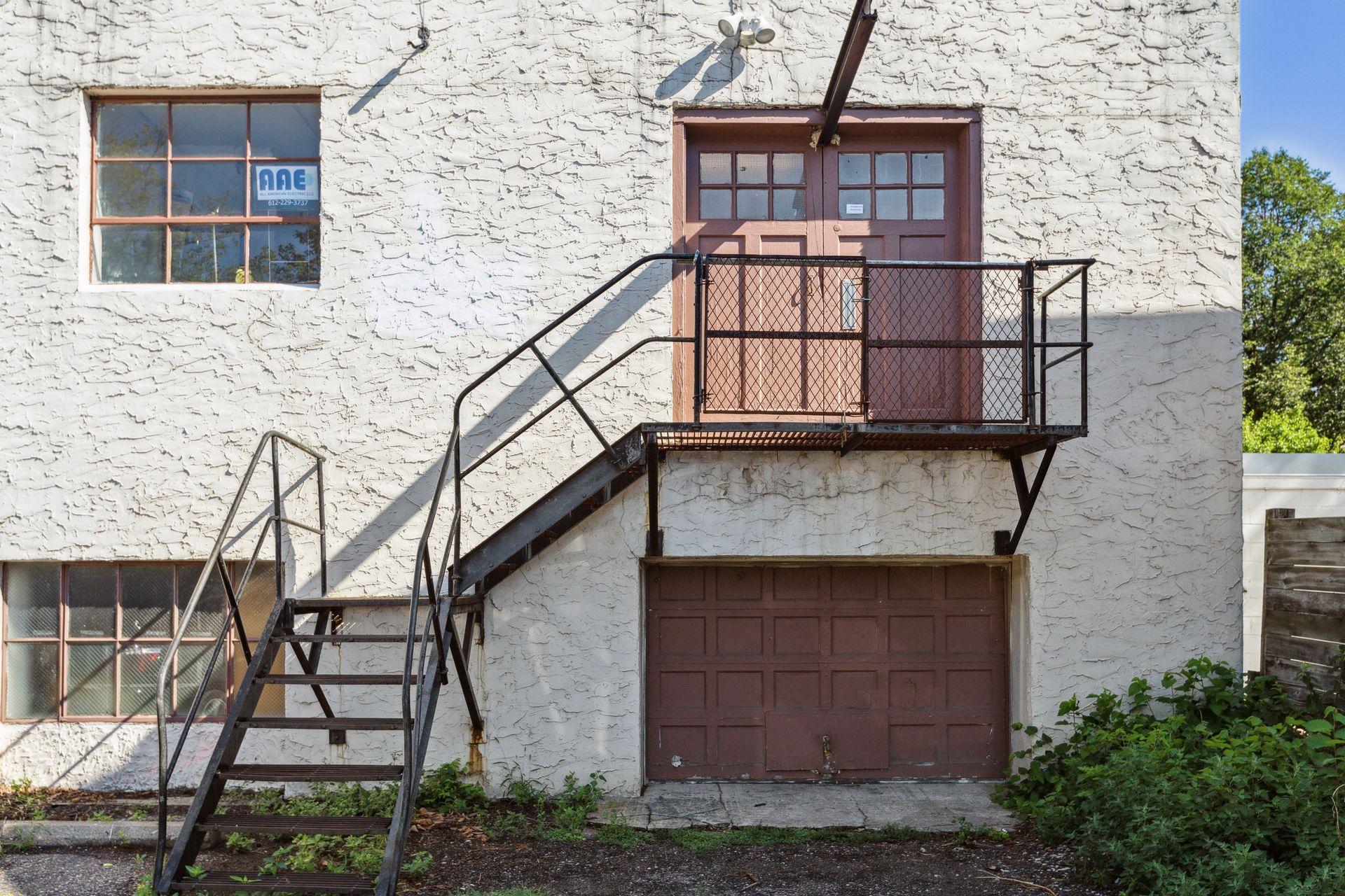 Unit #5 Door Upper - Loading Dock Door for Lower Unit #4