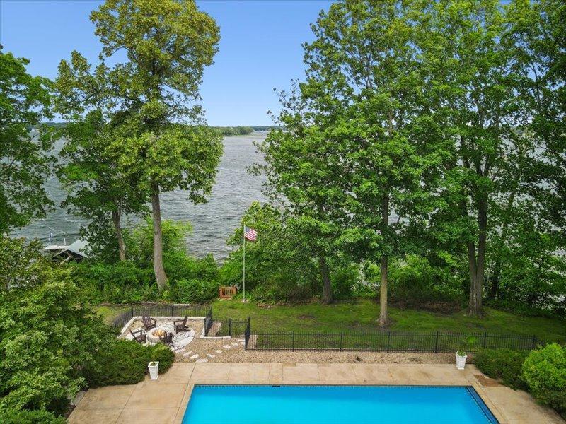 Lake views, pool views.