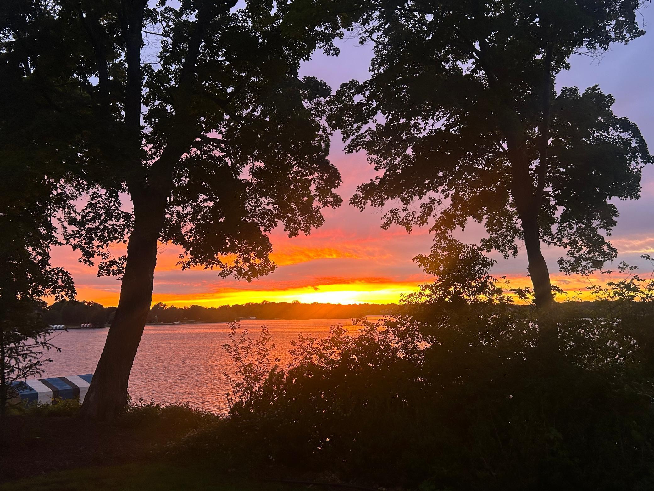 Incredible sunsets over Lake Minnetonka.