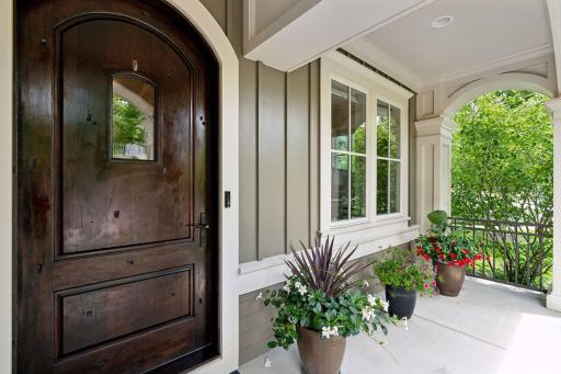 You'll love the convenience of a front porch