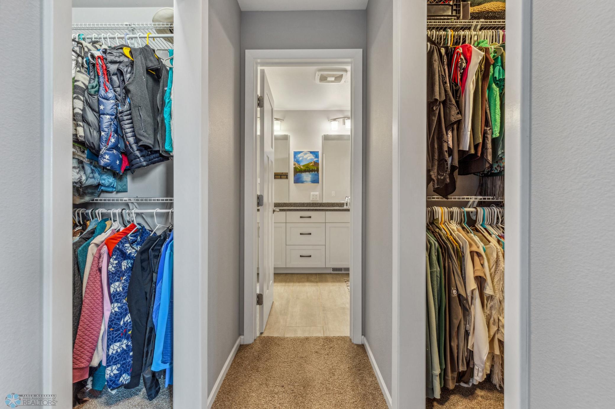 Primary Bedroom Closets (2 WIC)