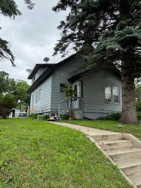front from roadside