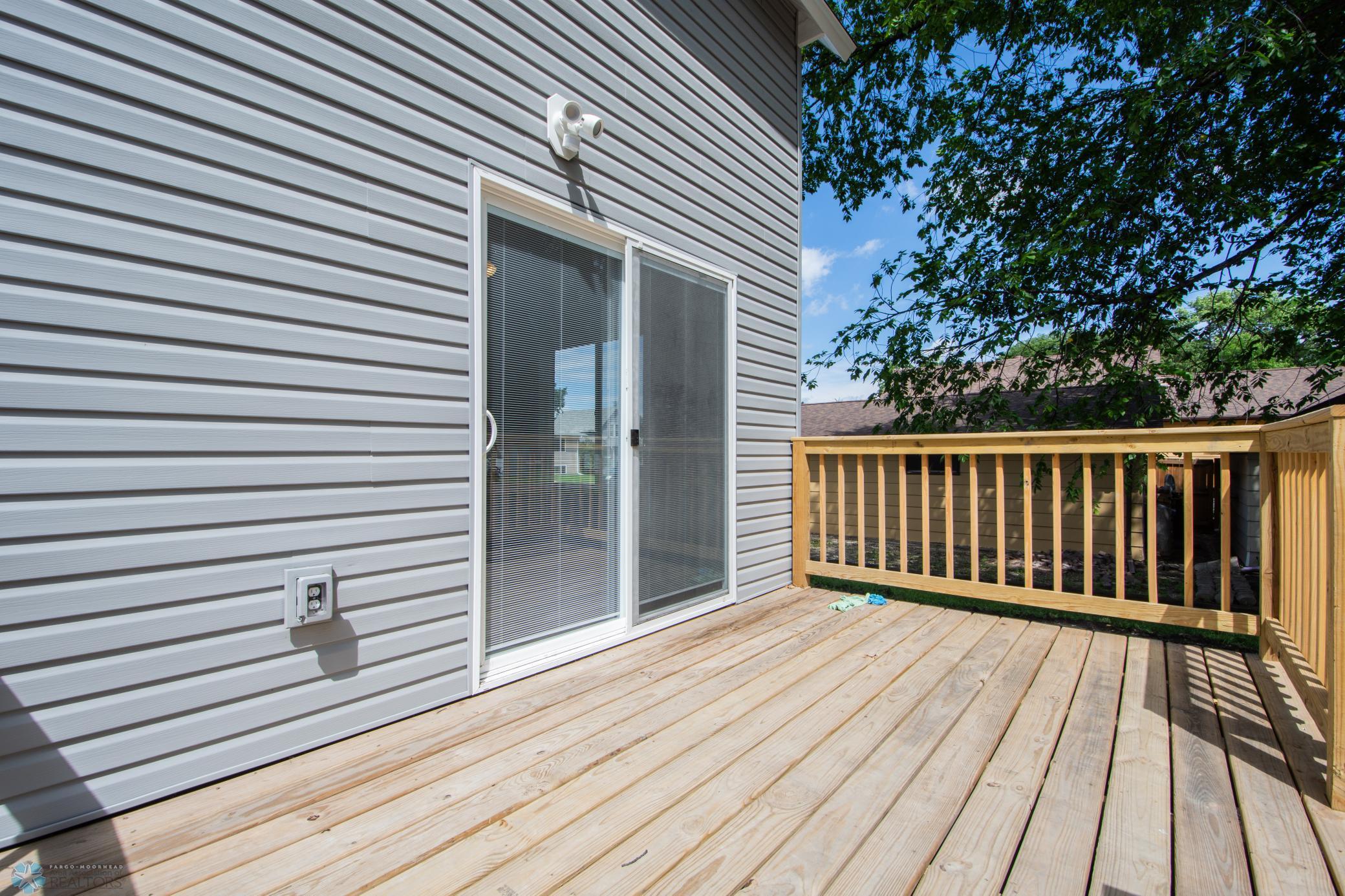 Backyard deck