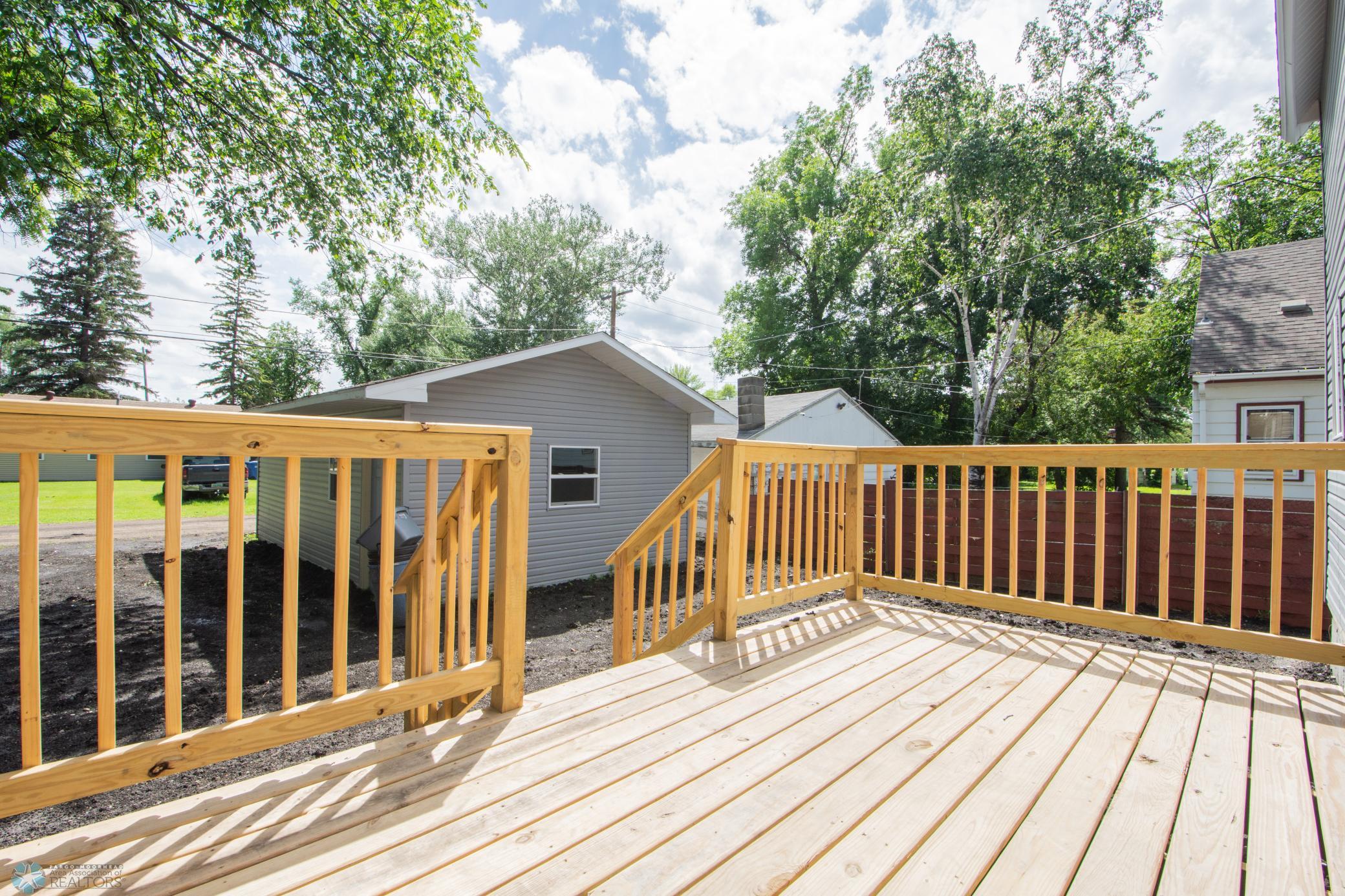 Backyard deck