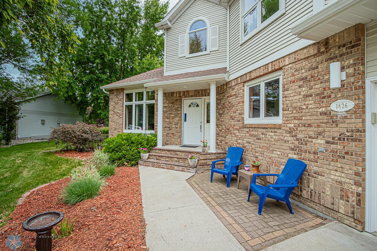 Front walk way and paver patio