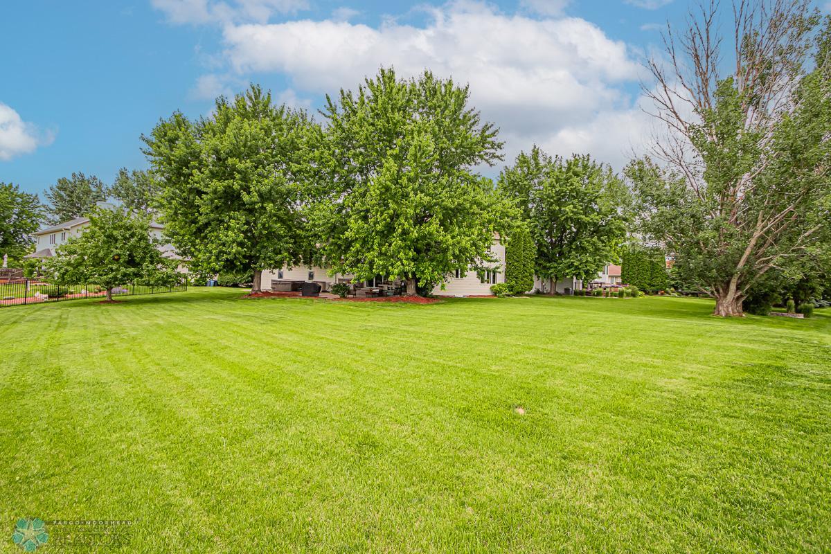 Large back yard - looking towrds home