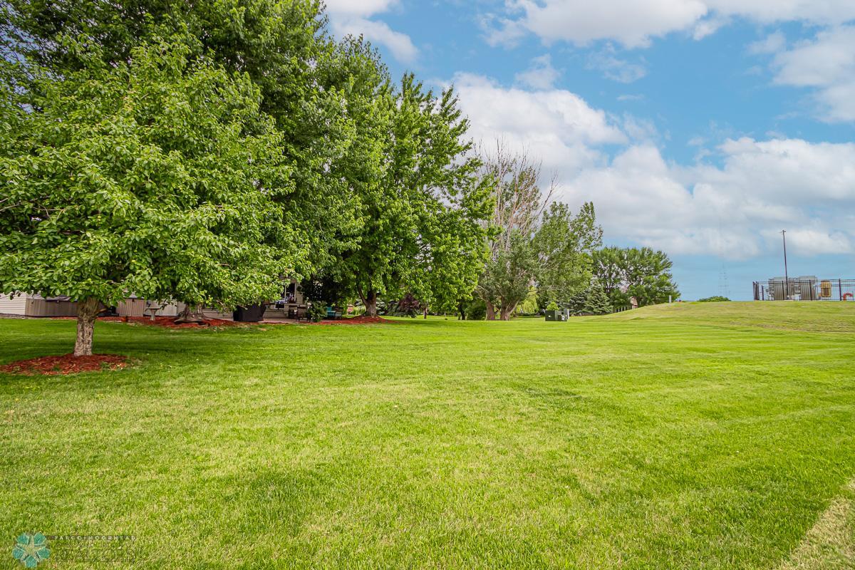 Large back yard