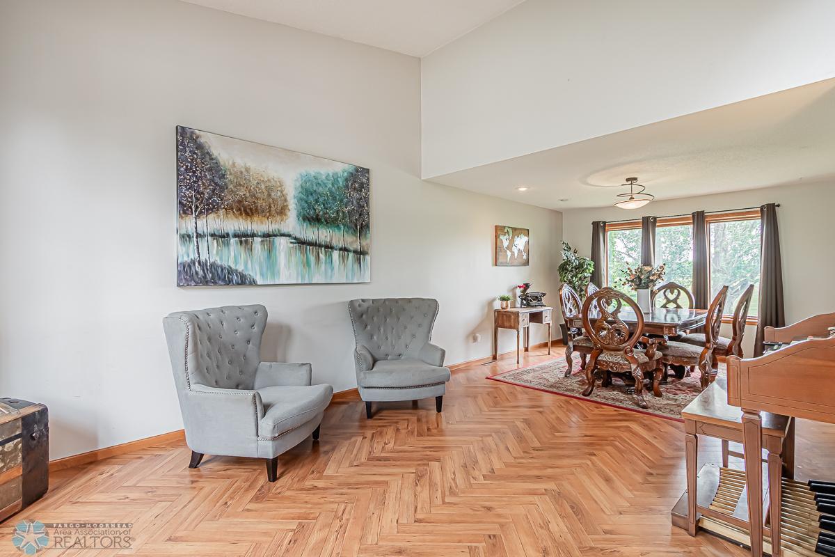 Living Room view into Formal Dining Room